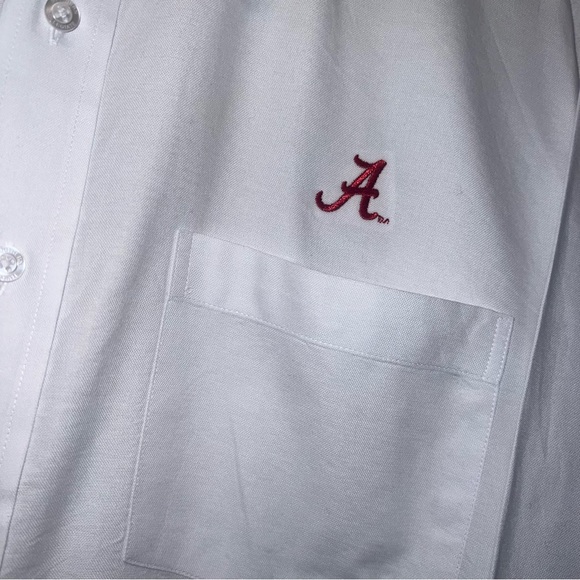 Alabama Southern Collegiate Apparel LS White Dress Shirt Size M - Never Worn! - Picture 4 of 7